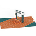 Race Day Running Pop-Up Card