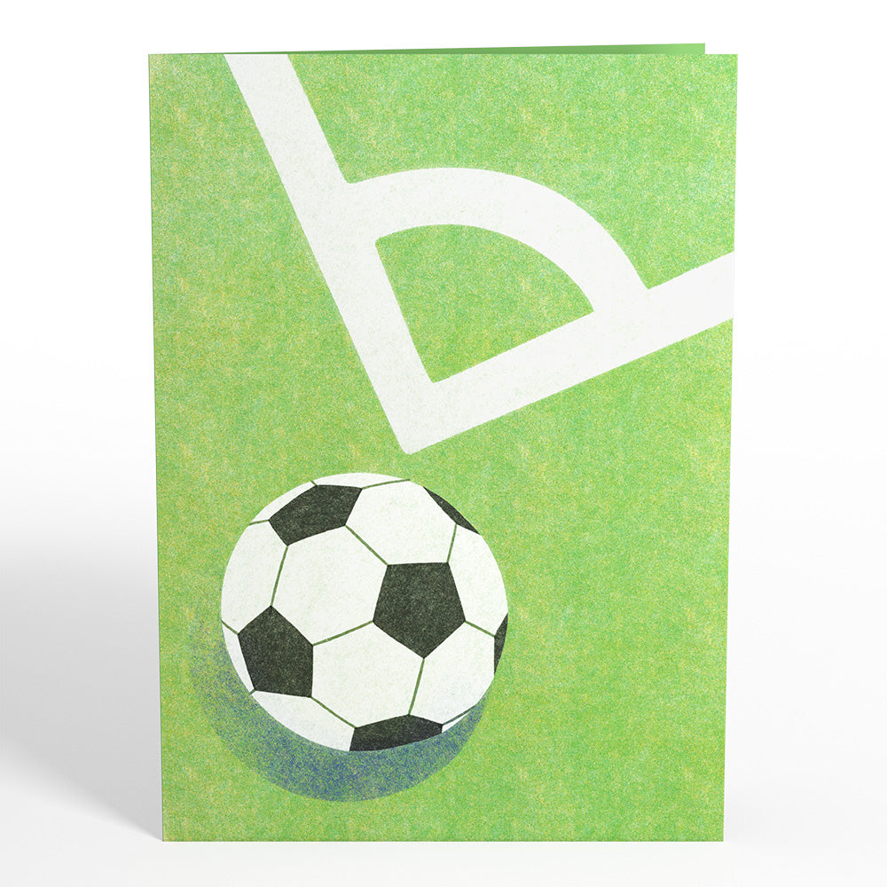 On the Field Soccer Pop-Up Card