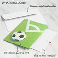 On the Field Soccer Pop-Up Card