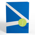 On the Court Tennis Pop-Up Card