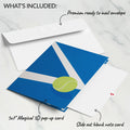 On the Court Tennis Pop-Up Card