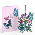 Joy Takes Flight Butterfly Suncatcher Card