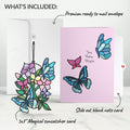 Joy Takes Flight Butterfly Suncatcher Card