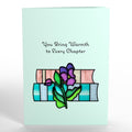 Warmth in Every Chapter Suncatcher Card