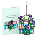 Warmth in Every Chapter Suncatcher Card