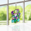 Warmth in Every Chapter Suncatcher Card