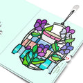 Warmth in Every Chapter Suncatcher Card