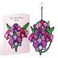 You Make Things Bloom Orchid Suncatcher Card