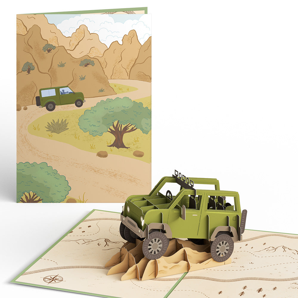 Off-Road Adventure Pop-Up Card