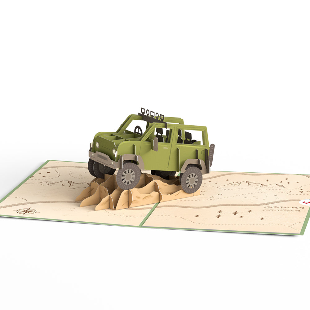 Off-Road Adventure Pop-Up Card