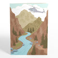 Helicopter Pop-Up Card