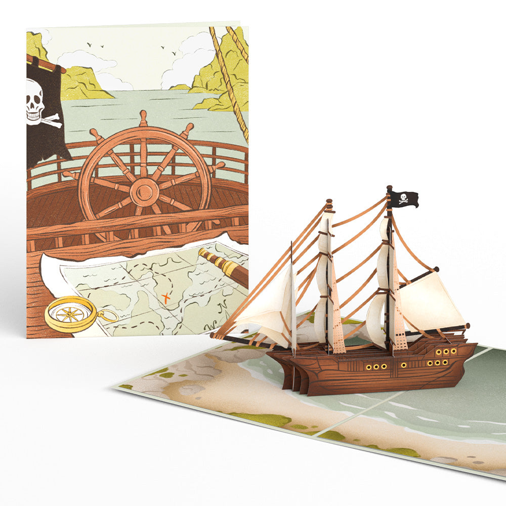Pirate Ship Pop-Up Card
