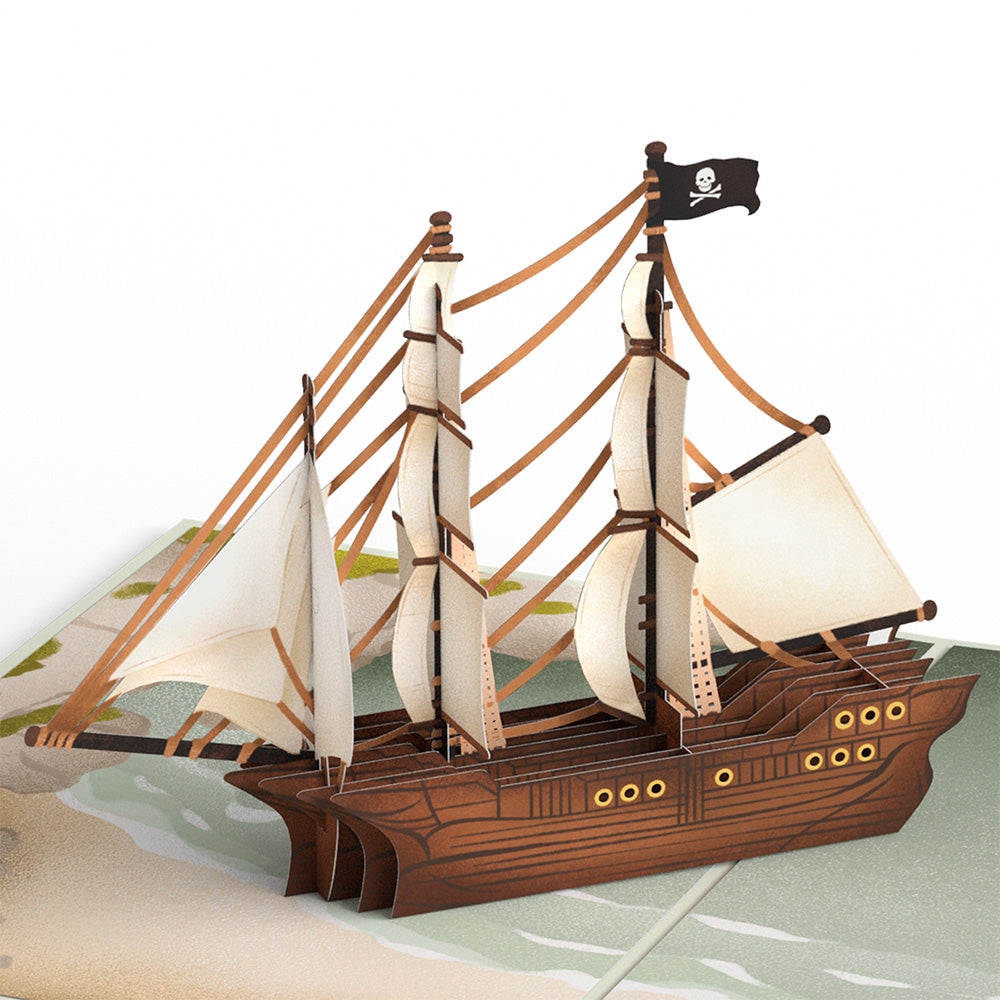 Pirate Ship Pop-Up Card