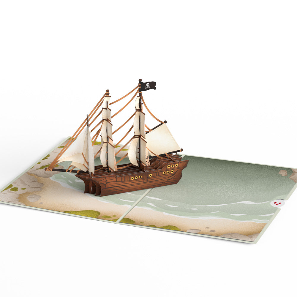 Pirate Ship Pop-Up Card