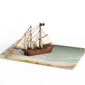 Pirate Ship Pop-Up Card