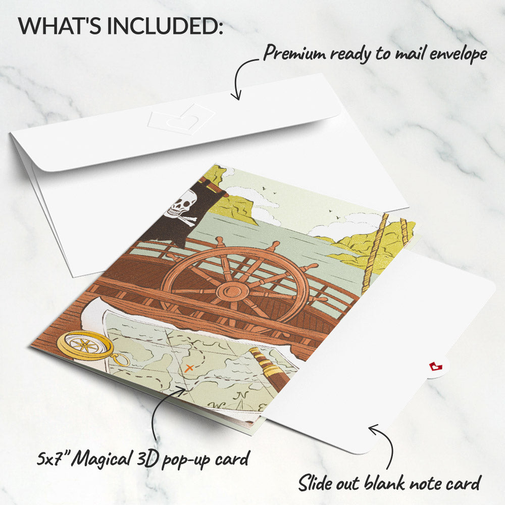 Pirate Ship Pop-Up Card