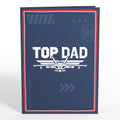 Top Gun: Maverick Top Dad Pop-Up Card