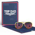 Top Gun: Maverick Top Dad Pop-Up Card
