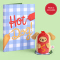 'Hot Dog!' Plushpop Card