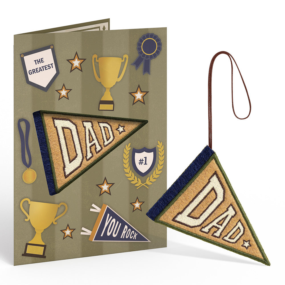 Greatest Dad HeartFelt Charm Card™