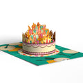 Too Many Candles Birthday Music and Lights Pop-Up Card