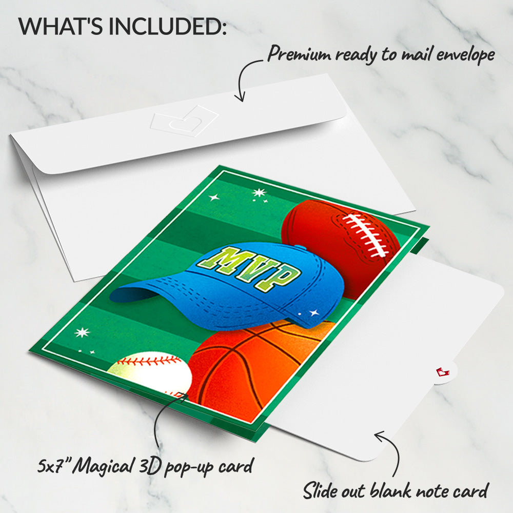 MVP Stadium Music and Lights Pop-Up Card