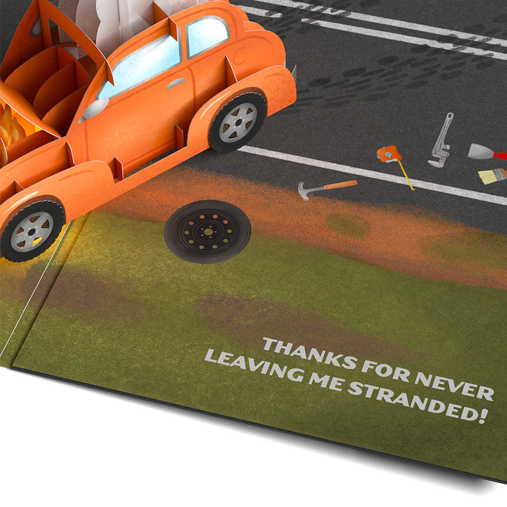 Hey Dad... Music and Lights Pop-Up Card