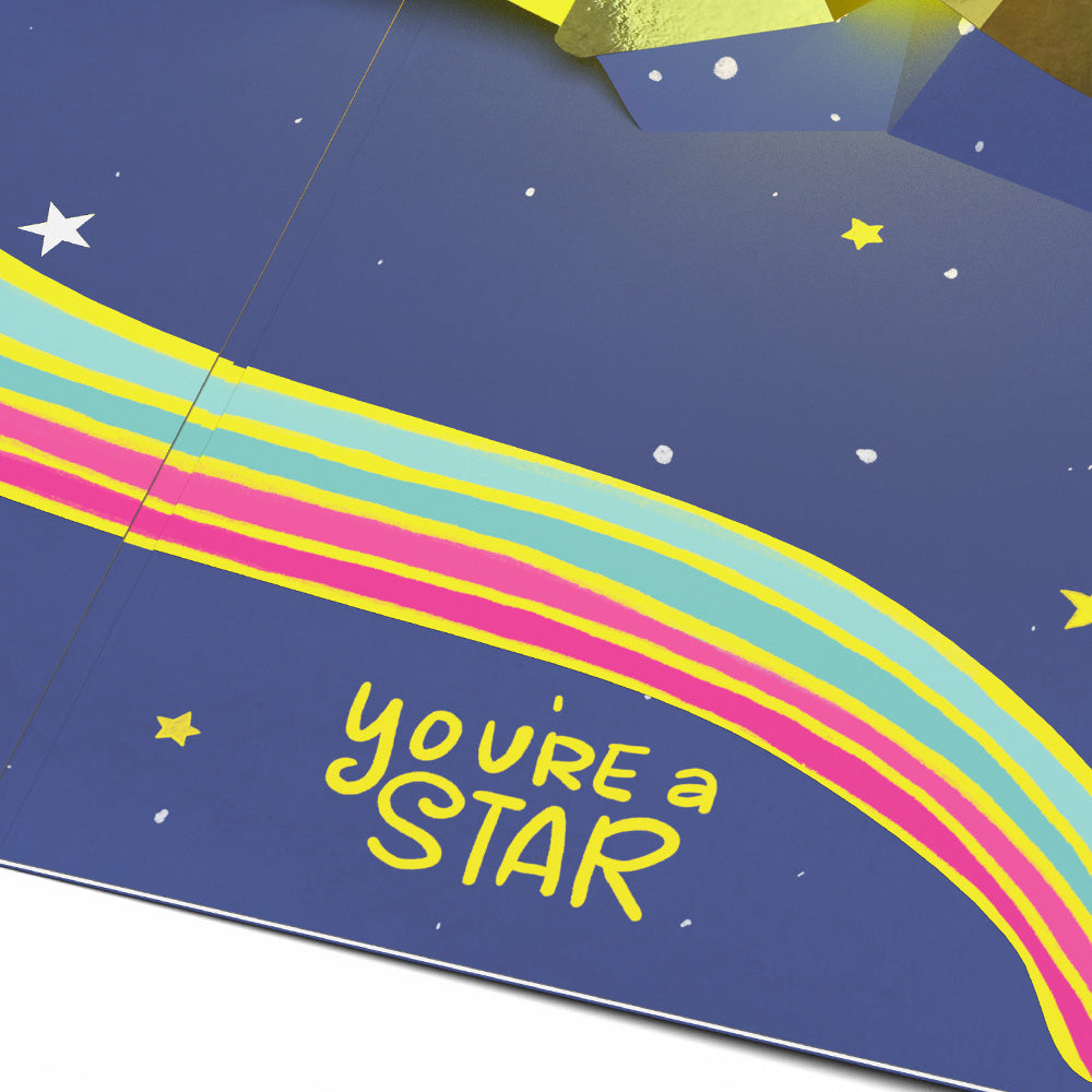 You're a Star Light-Up Pop-Up Card