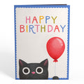 Birthday Cat-astrophe Music and Lights Pop-Up Card