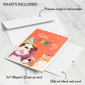Birthday Pawty Pups Music and Lights Pop-Up Card