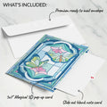 Stained Glass Butterfly Light-Up Pop-Up Card