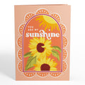 You Are My Sunshine Music and Lights Pop-Up Card