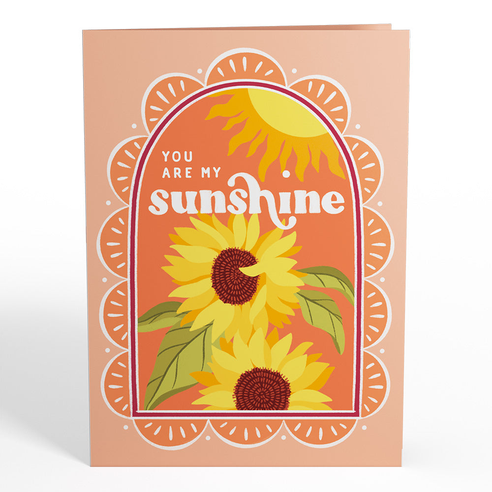 You Are My Sunshine Music and Lights Pop-Up Card