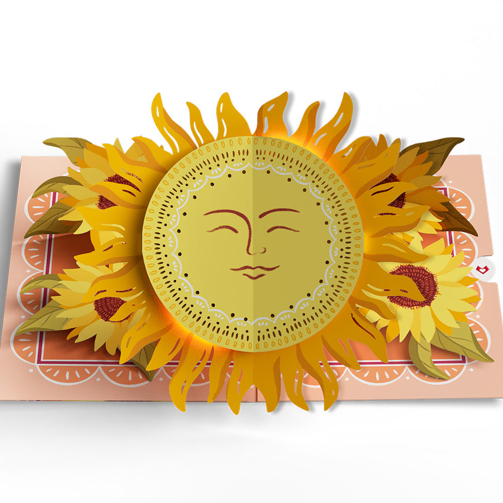 You Are My Sunshine Music and Lights Pop-Up Card
