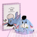 Disney's Winnie the Pooh Eeyore Plushpop & Flower Buds Bouquet Bundle