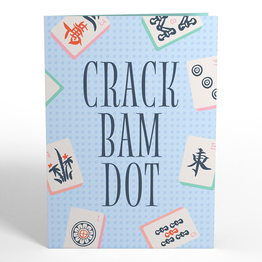 Crack Bam Dot Mahjong Pop-Up Card
