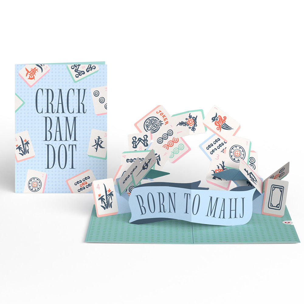 Crack Bam Dot Mahjong Pop-Up Card