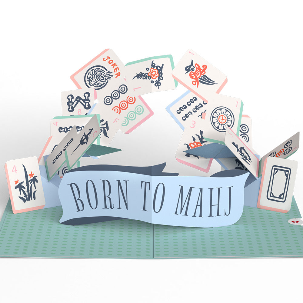 Crack Bam Dot Mahjong Pop-Up Card