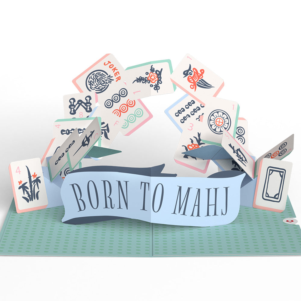 Crack Bam Dot Mahjong Pop-Up Card