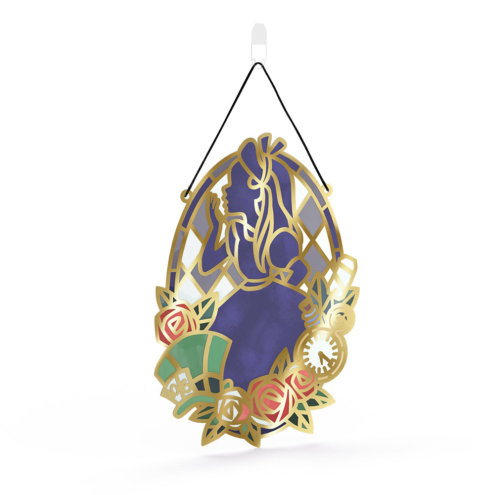 Disney's Alice in Wonderland Always Curious Suncatcher Card