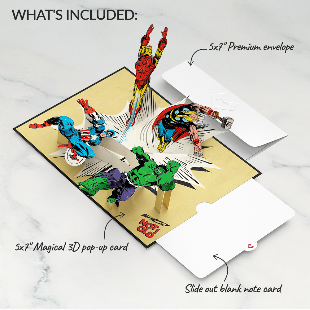 Marvel Comics You Are Classic Pop-Up Card