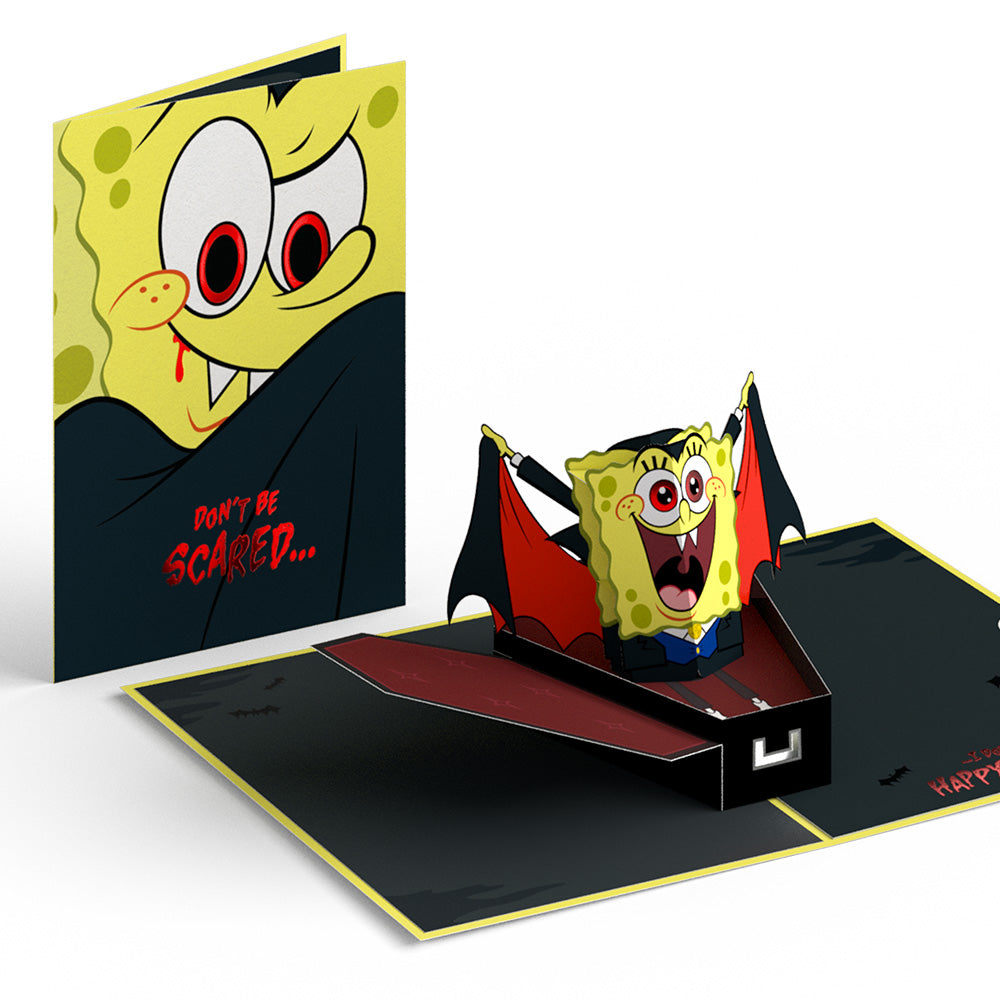 SpongeBob SquarePants Happy Halloween Pop-Up Card