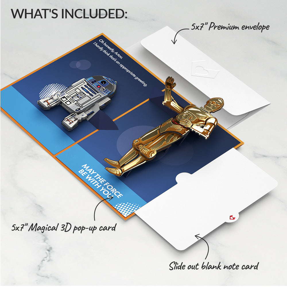 Star Wars™ R2-D2™ and C-3PO™ Pop-Up Card