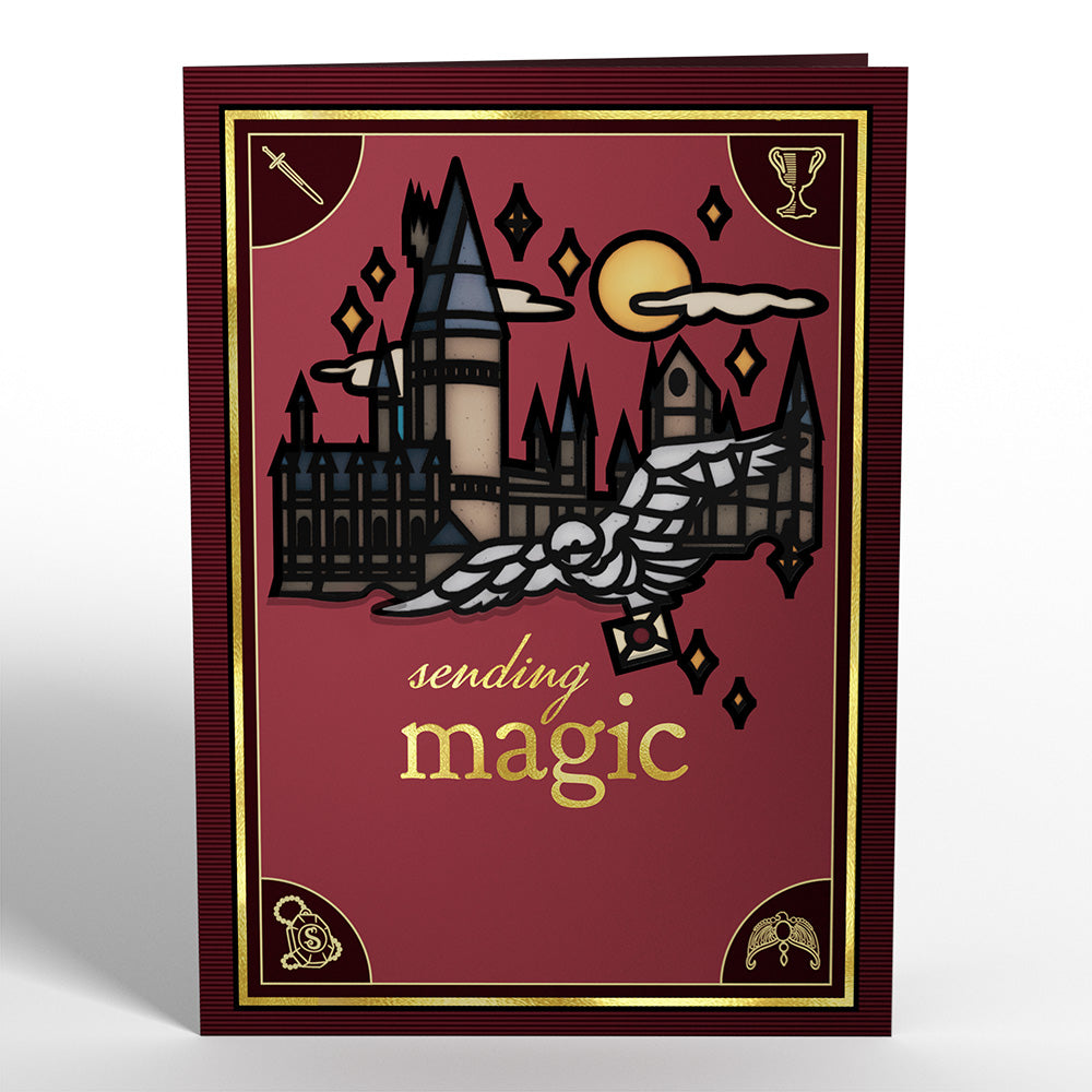 Harry Potter™ Sending Magic Hogwarts™ Suncatcher Card