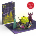 Toil and Trouble Halloween Cauldron Music and Lights Pop-Up Card