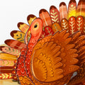 Give Thanks Turkey Music and Lights Pop-Up Card