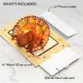 Give Thanks Turkey Music and Lights Pop-Up Card