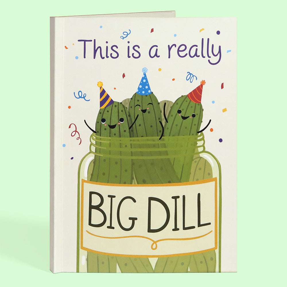'Big Dill' Birthday Pickle Plushpop Card