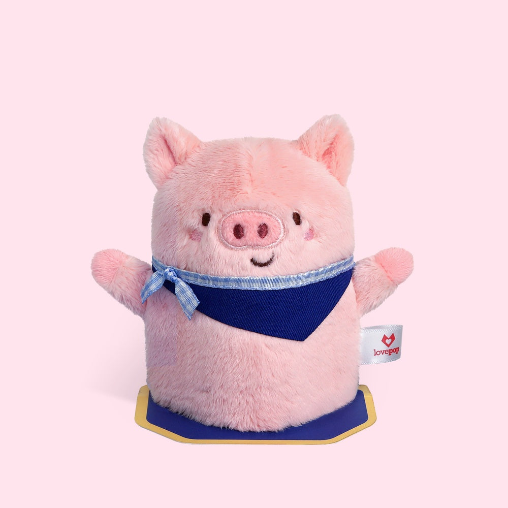 'Just Pig-Cause' Plushpop Card