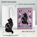 Mystic Black Cat HeartFelt Charm Card™